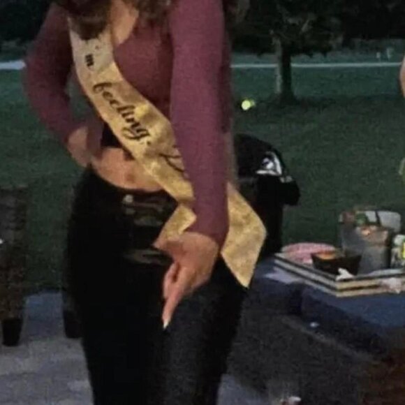 Gap Black leather Pants Size 6 - Picture 4 of 6